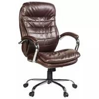 Кресло руководителя Easy Chair 515 RT рециклированная кожа коричневая