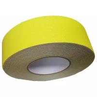 Противоскользящая лента Anti Slip Tape, неабразивная, полимерная, размер 25мм х 18.3м, цвет желтый, SAFETYSTEP
