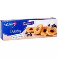 Печенье Bahlsen Deloba Blueberry Слоеное с черничным желе, 100г