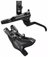 Тормоз дисковый Shimano Deore M6100, передний, полимерные колодки, гидролиния 1000мм