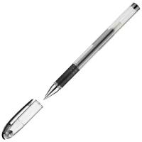 Ручка гелевая PILOT BLN-G3-38 резин. манжет. черная 0,2мм Япония 2 штуки