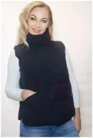 Демисезонные куртки BGT Жилетка на синтепоне женская. Разм.42, черный