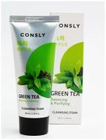 Consly пенка для умывания балансирующая c экстрактом зеленого чая Green Tea Balancing & Purifying