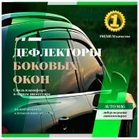 Дефлекторы боковых окон Hyundai Sonata 6 поколение (YF) / 2009-2014 / седан