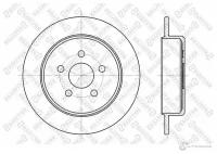 Диск тормозной задний Chrysler Neon/PT Cruiser 1.6-2.4/2.2D 96] STELLOX 60209310SX