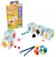 Развивающая игрушка IQ-ZABIAKA Цветные бомбошки, 4493602