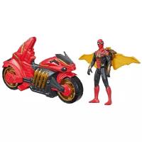 Игровой набор Hasbro Spider-man на мотоцикле F1110 красный