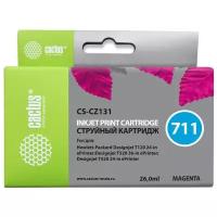 Картридж cactus CS-CZ131 №711, 350 стр, пурпурный