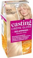 Крем-краска для волос L`Oreal Paris Casting Creme Gloss оттенок 1021 светло-светло русый перламутровый