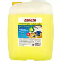 Лайма Professional средство для мытья полов Лимон, 5 л, 5 кг