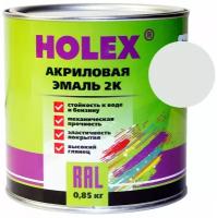 Автоэмаль Holex 858 белая ночь 0,85 кг акриловая 2К