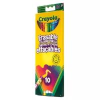 Цветные карандаши CRAYOLA 3635 с корректорами, 10 шт