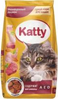 Корм Katty сухой для взрослых кошек 350г