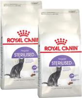 ROYAL CANIN STERILISED 37 для взрослых кастрированных котов и стерилизованных кошек (4 + 4 кг)