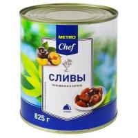 Слива Metro Chef красная в сиропе, 825 г