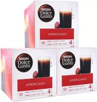 Кофе в капсулах Nescafe Dolce Gusto Americano инт. 4, 48 капсул (3 уп х 16 шт)