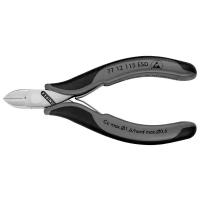 KNIPEX 77 12 115 ESD - Diagonal-cutting pliers - Steel - Plastic - Black/gray - 11.5 cm - 80 g