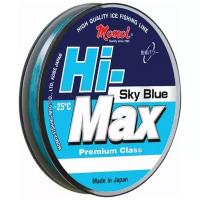 Монофильная леска для рыбалки Momoi Hi-Max Sky Blue 0,16 мм, 2,9 кг, 30 м, голубая, 1 штука