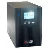 Интерактивный ИБП N-Power Smart-Vision S2000N LT черный 1600 Вт