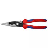 Клещи электромонтажные Knipex 1392200 SB с двухкомпонентными рукоятками фосфатированные