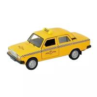 Легковой автомобиль Welly Lada 2107 Такси (43644TI) 1:34, 11 см