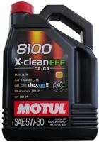 Моторное масло Motul 8100 X-Clean Efe 5W-30 синтетическое 4 л