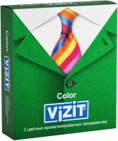 Презервативы Vizit Color, 3 шт