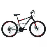 Велосипед 26' Altair MTB FS 26 2.0 disc 18 ск Черный/Красный 20-21 г, 18' RBKT1F16E018