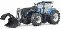 Трактор Bruder New Holland Tractor T7.315 с фронтальным погрузчиком