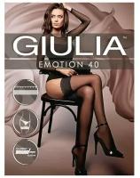 Чулки женские GIULIA EMOTION 40, цвет чёрный (nero), размер 3-4 (M-L)