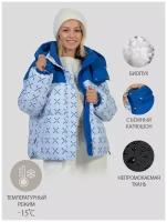 Куртка VITACCI JACB106-05 женский голубой 100% полиэстер 48-50 (L