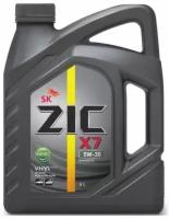 Синтетическое моторное масло ZIC X7 DIESEL 5W-30, 6 л, 1 шт