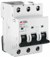 Автоматический выключатель Prompower ESM2-63/C10/3 (6kA), 10A, характеристика C, количество полюсов: 3P