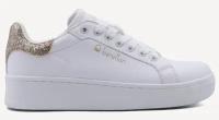 Женские кеды United Colors of Benetton BTW314200 TRIPLE 1090 white/gold 41 EU