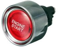 Кнопка запуска двигателя START/STOP ENGINE 12V 50А без фиксации красная