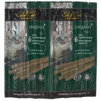 Лакомство для кошек Edel Cat Колбаски Заяц и печень, 5г х 6шт. в уп. 30 г