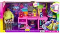 Barbie Набор игровой Экстра Туалетный столик с куклой и аксессуарами, GYJ70