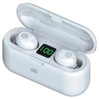 Bluetooth наушники вкладыши с микрофоном GAL TW-2400, TWS, V5, беспроводная мобильная гарнитура, белые