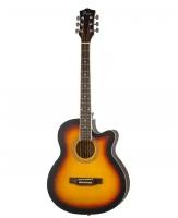 Foix FFG-1040SB - акустическая гитара, санберст, с вырезом