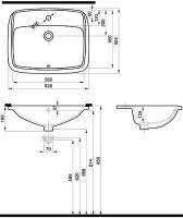 Раковина 55 см Kolo Nova Pro M31858000