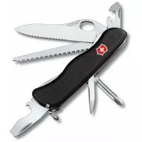 Нож Victorinox Trailmaster One Hand, 111 мм, 12 функций, с фиксатором лезвия, черный, шт