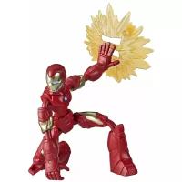 Фигурка Hasbro Bend and Flex Avengers: Железный человек E7870, 15 см, 2 дет