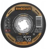Диск отрезной Rhodius X-lock, 125x1,0x22,23 мм