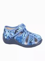 Текстильные сандалии Kapika для мальчика, размер 25, синий/голубой