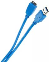 Кабель VCOM USB - USB micro-B (VUS7075), 1.8 м, синий