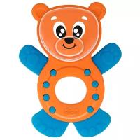 Игрушка Chicco погремушка с прорезывателем Chicco Мишка Бэн для детей от 3 месяцев до 1,5 лет