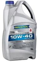 Синтетическое моторное масло RAVENOL TSi SAE 10W-40, 5 л, 4.7 кг