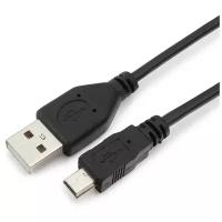 Кабель Гарнизон USB - miniUSB (GCC-USB2-AM5P), 0.5 м, черный