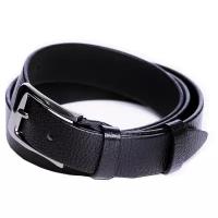 Ремень мужской кожаный 120см Premium Belt (черн)