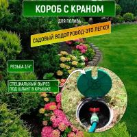 Бокс клапанный круглый SENKRON с краном